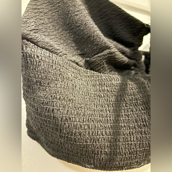 Black spaghetti strap tank from Oak and Fort - Picture 2 of 3